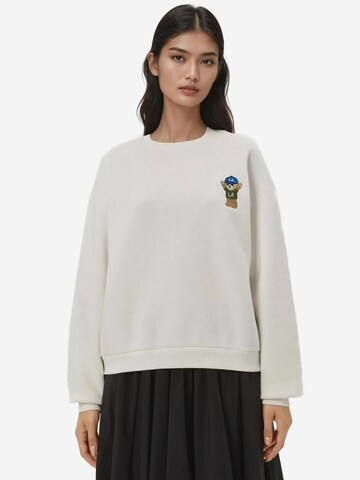 HiccupSweater majica - bijela boja: prednji dio