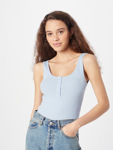 PIECES Top 'KITTE' in Blue: front