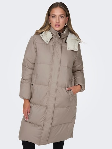 Manteau d’hiver 'Vilma' ONLY en beige : devant