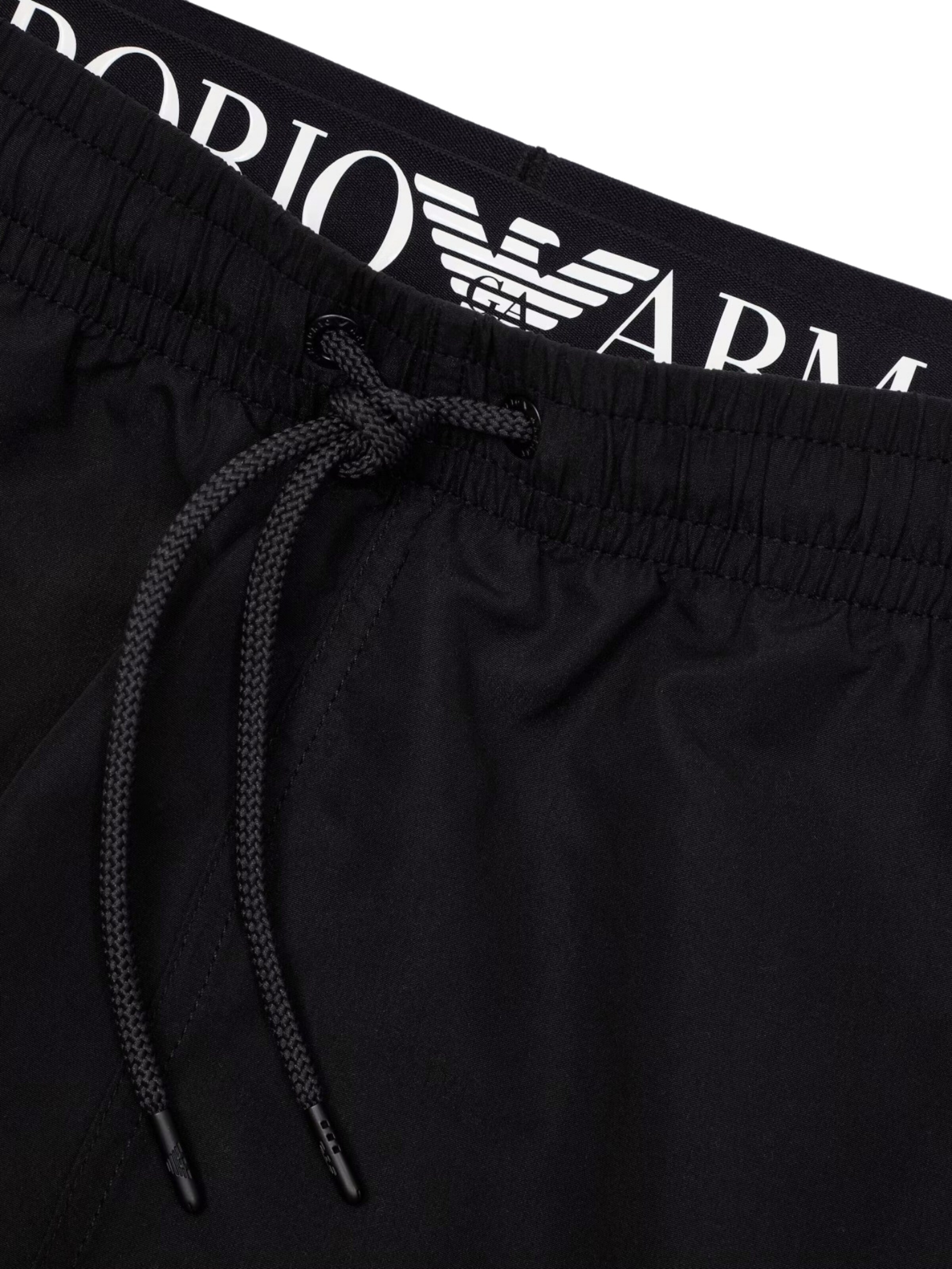 Emporio Armani Plavecké šortky 'Asv' – černá