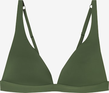 CALZEDONIA Triangle Bikini Top 'INDONESIA' in Green: front