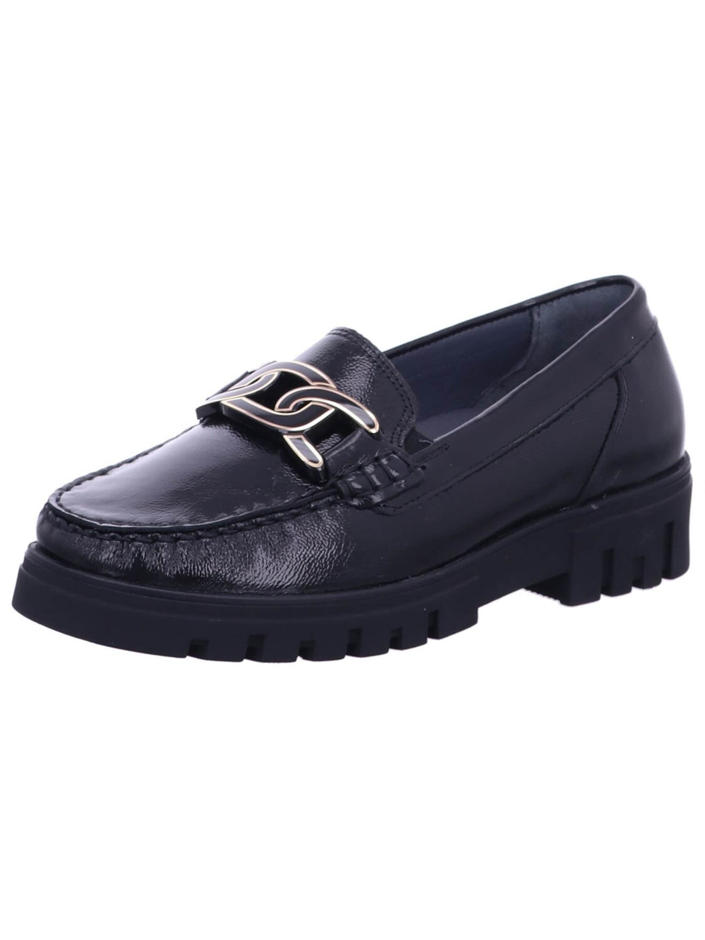 Scarpa slip-on di WALDLÄUFER in nero: frontale