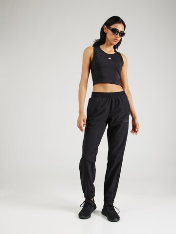 Effilé Pantalon de sport 'PACER' ADIDAS PERFORMANCE en noir