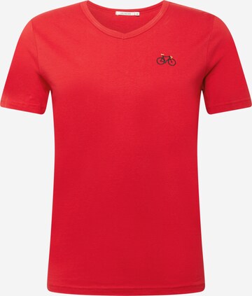 GREENBOMB - Camisa em vermelho: frente