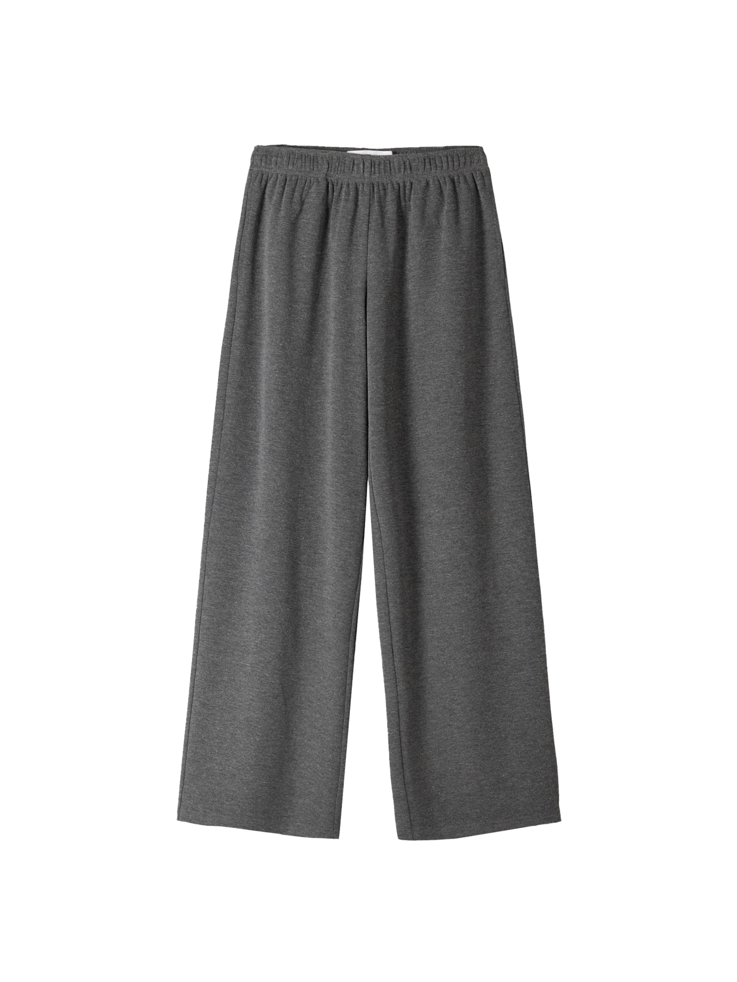 Bershka Bő szár Nadrág - szürke: elől