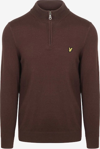 Lyle & Scott Pullover in Braun: Vorderseite