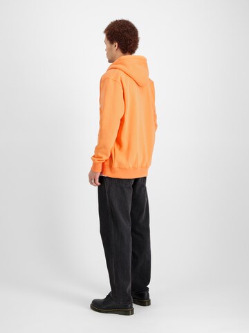 ALPHA INDUSTRIES Sweatjacke in Orange