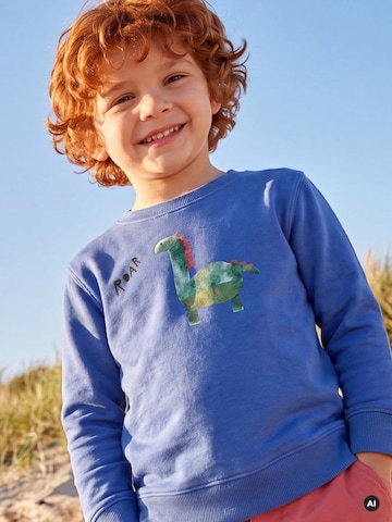 Sweat-shirt 'Dino' MelaDi en bleu