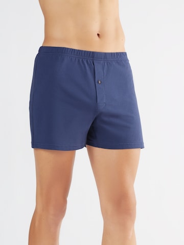 Albero Natur Boxershorts in Blau: Vorderseite