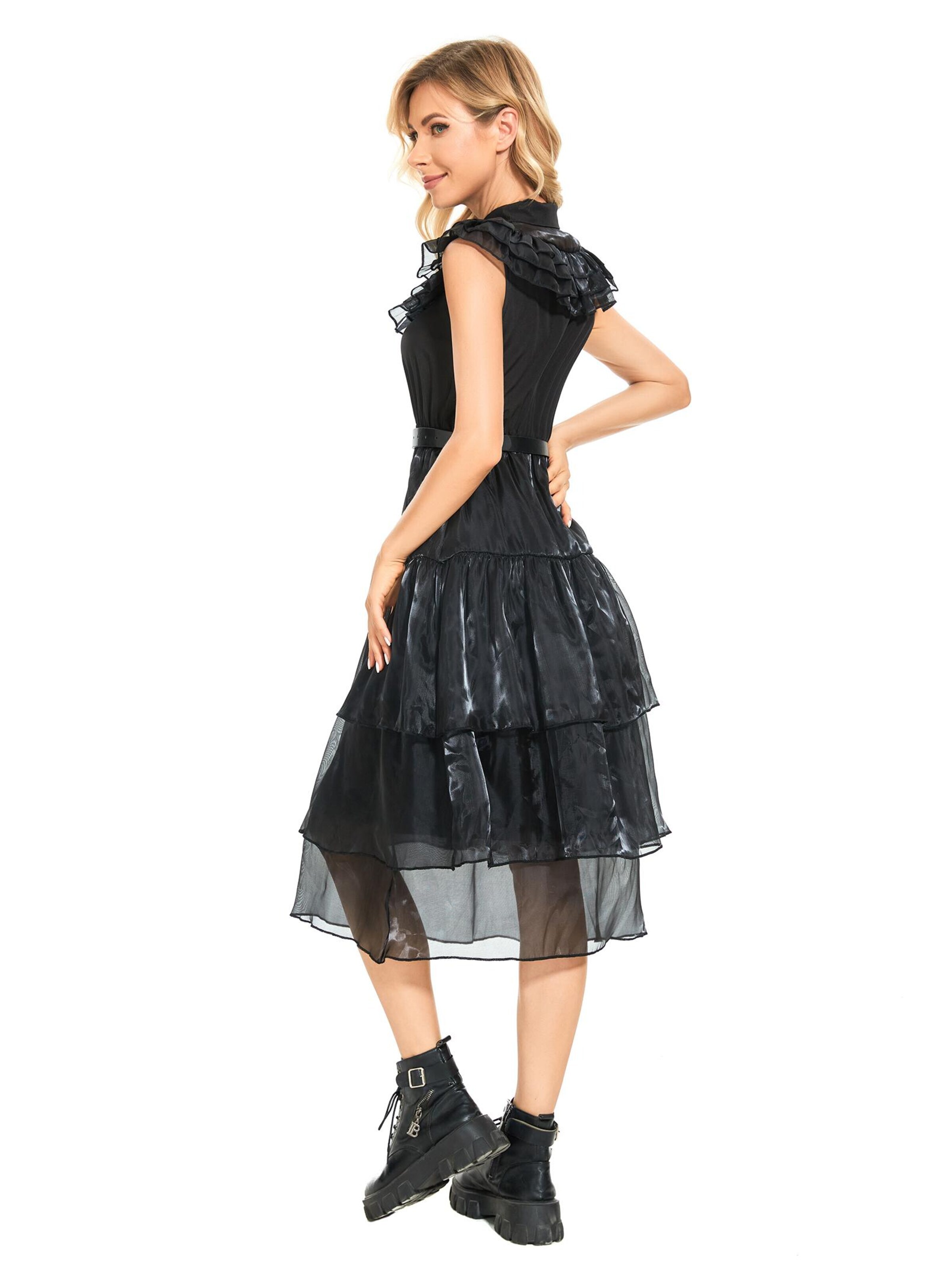 Yesfashion Dress in Black