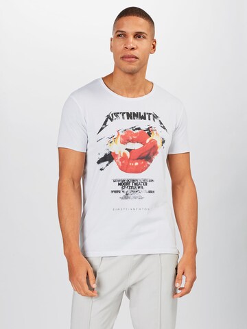 EINSTEIN & NEWTON Shirt 'Bass' in Wit: voorkant