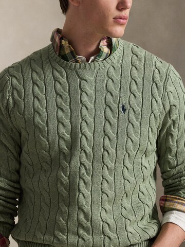 Polo Ralph Lauren Klasický střih Svetr 'DRIVER' – zelená