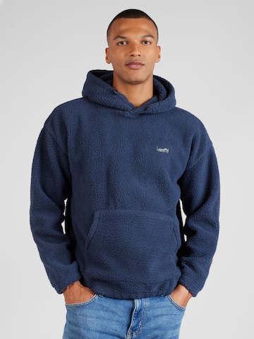 LEVI'S ® Sweatshirt 'Cozy Up Hoodie' in Blauw: voorkant
