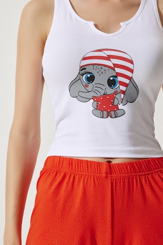 Happiness İstanbul Korte pyjama in Oranje