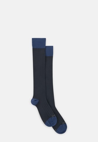 Chaussettes Boggi Milano en bleu : devant