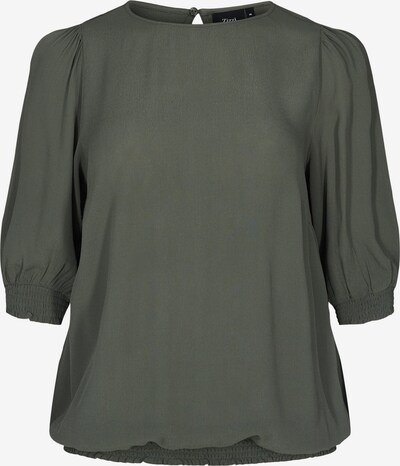 Zizzi Bluse 'Xblach' in oliv, Produktansicht