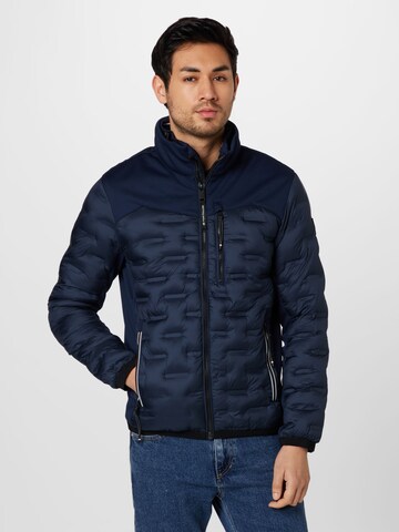 TOM TAILOR Between-Season Jacket in Blue: front