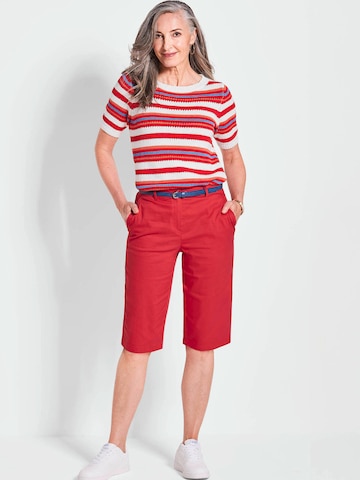 Goldner Regular Trousers 'Carla' in Red