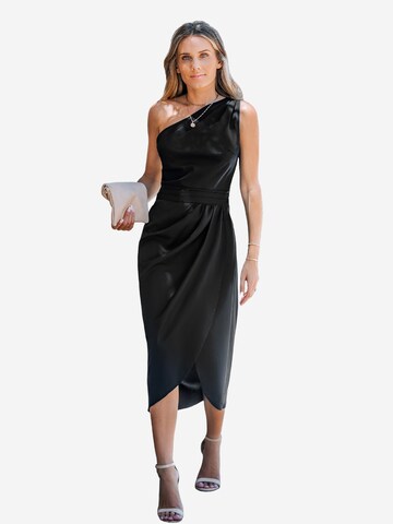 Cupshe Cocktail Dress 'CAA05A4H084AA' in Black: front