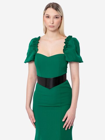 Haute Cuir Belt 'Slim Vixen' in Black