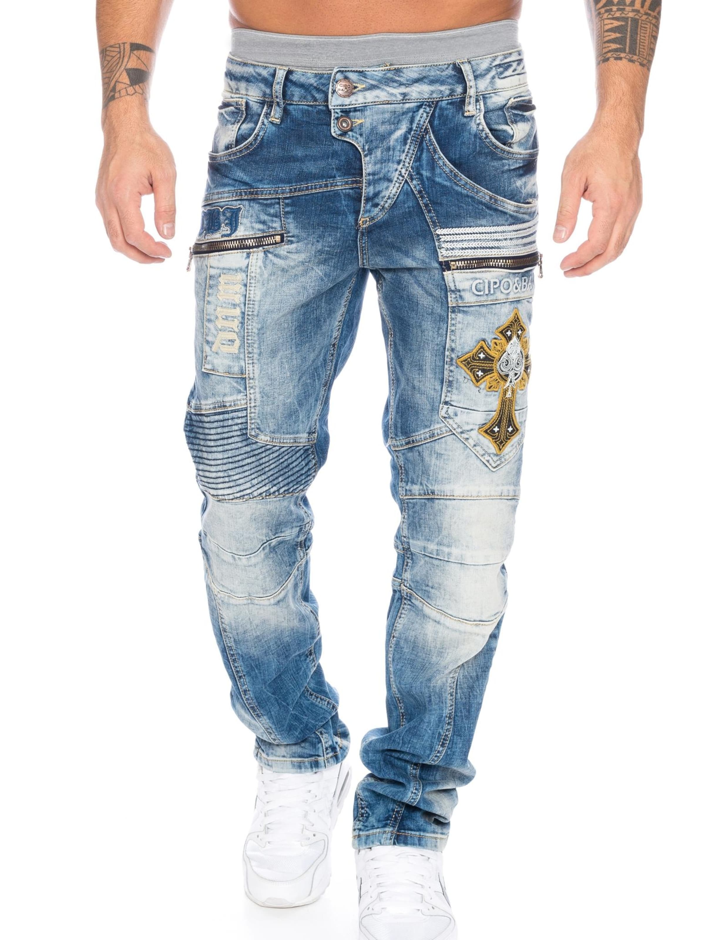 CIPO & BAXX Regular Jeans 'BJ293' in Blue: front