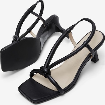 Sandales 'Sara' SELECTED FEMME en noir