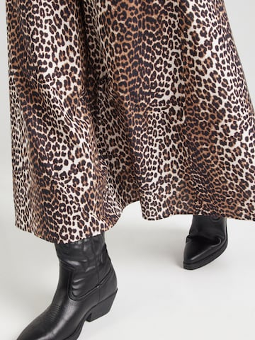 Jupe 'PCAnnie' PIECES en marron