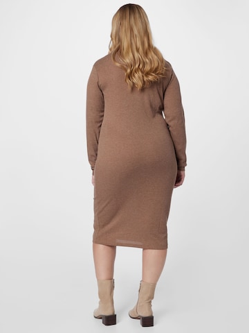 Urban Classics Knitted dress in Brown