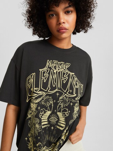 T-shirt Bershka en gris