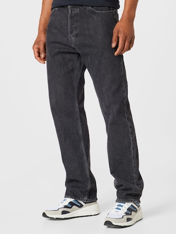 WEEKDAY Loosefit Jeans 'Space Seven' in Zwart: voorkant