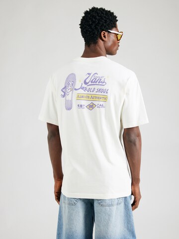 T-Shirt 'WAFFLE STOMP' VANS en blanc : devant