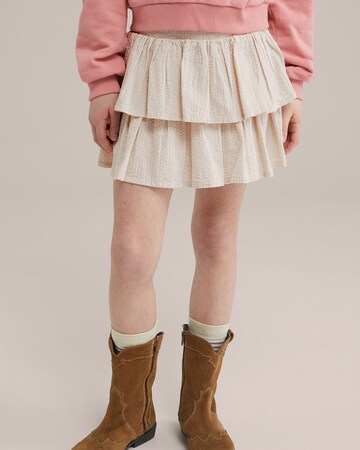 WE Fashion Kjol i beige: framsida