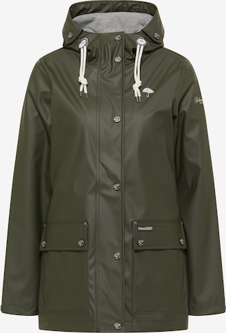 Schmuddelwedda Between-Season Jacket in Green: front