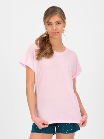 T-shirt 'MalaikaAK' Alife and Kickin en rose : devant