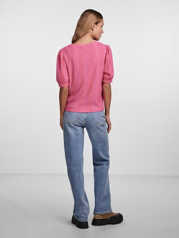 Camicia da donna 'Layla' di PIECES in rosa