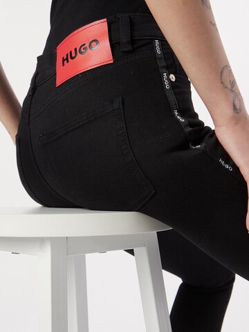 Slimfit Jeans di HUGO in nero