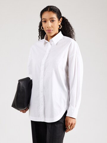 BOSS Blus 'C_Bonsta' i vit: framsida