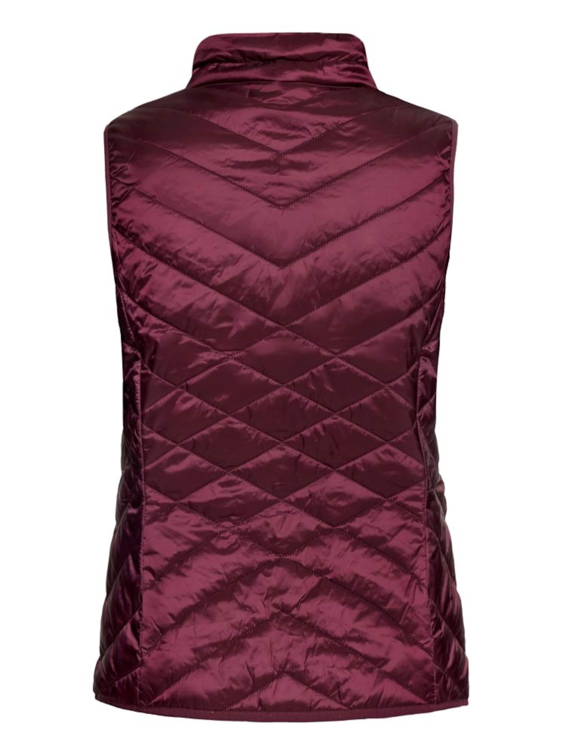 Betty Barclay Steppweste mit Reißverschluss in Lila