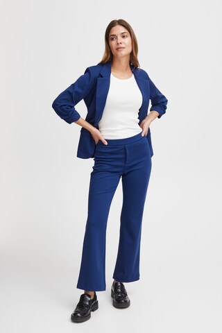 Flared Pantaloni 'Blazer' di Fransa in blu