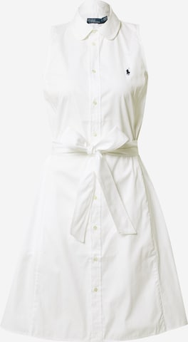 Polo Ralph Lauren Μπλουζοφόρεμα 'BLAR' σε λευκό: μπροστά