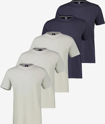 LERROS Shirt 'Basic' in Grau: Vorderseite