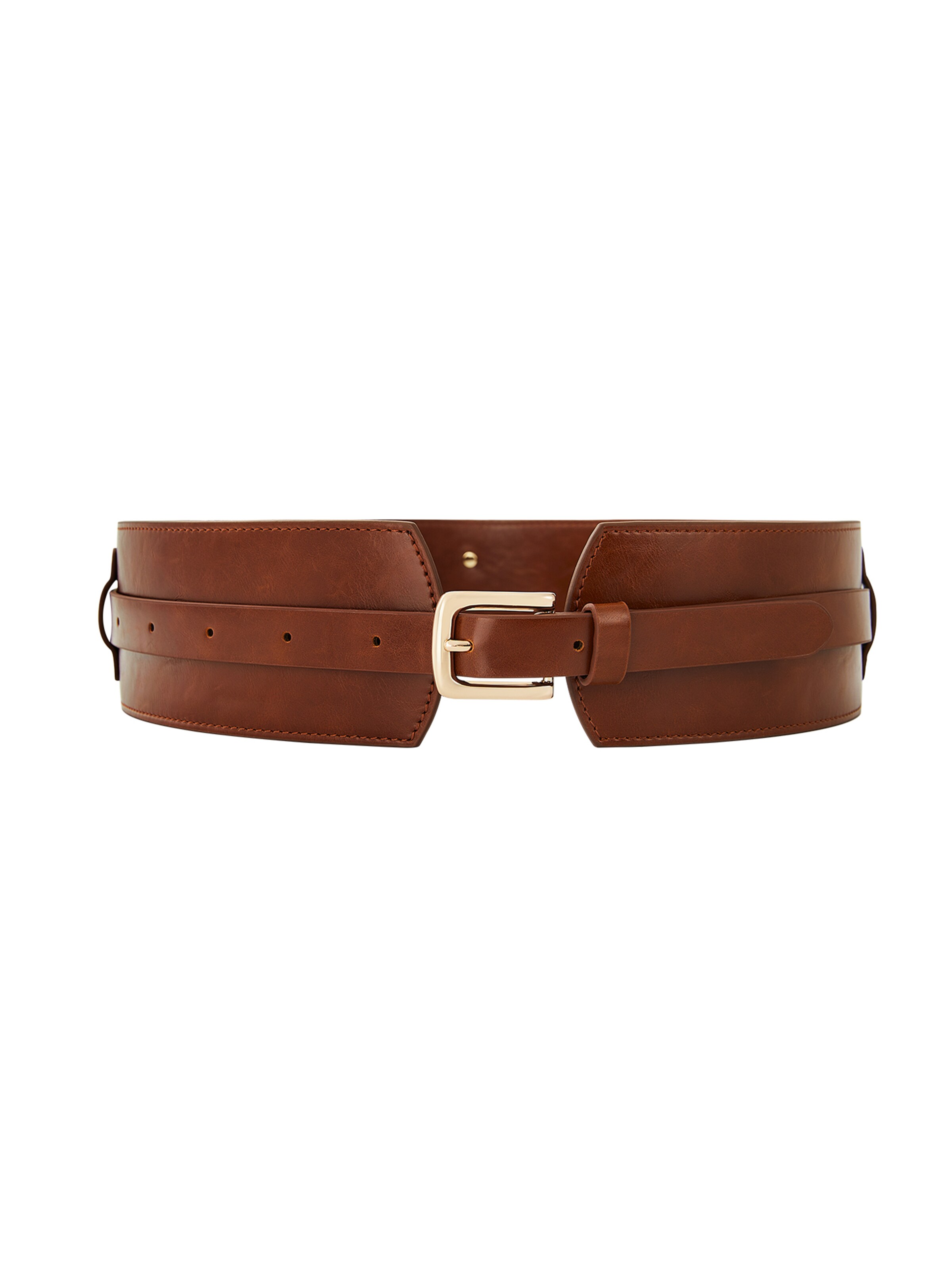 Ceinture Victoria Hyde en marron : devant