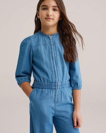 Salopetă de la WE Fashion pe albastru