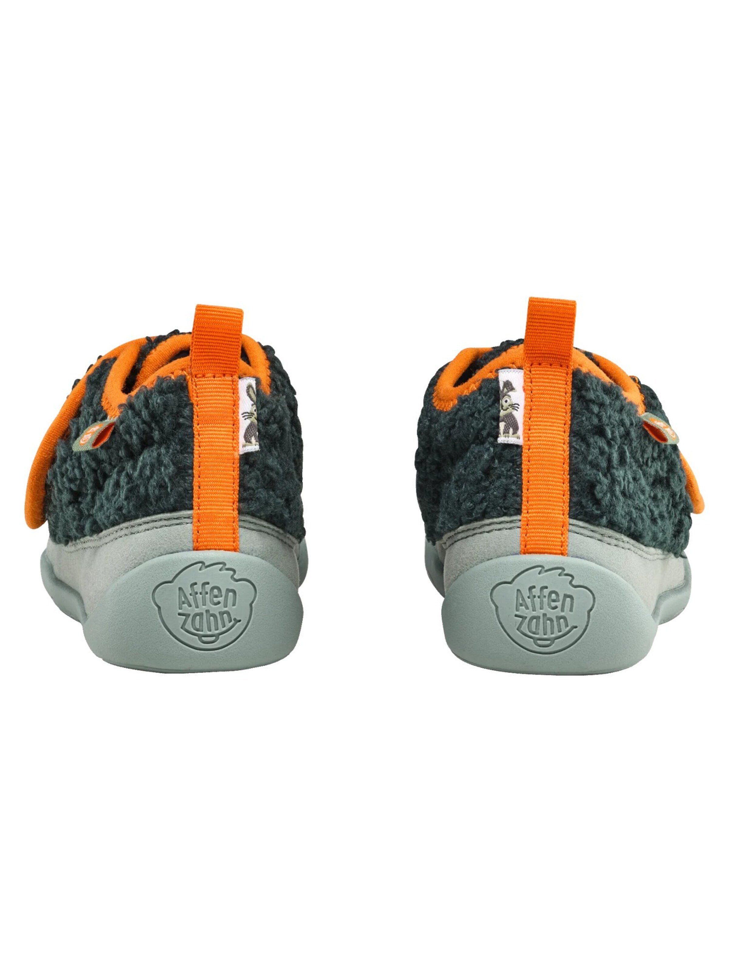 Affenzahn Slippers 'Vegan Fleecy Vegan Fleecy' in Green