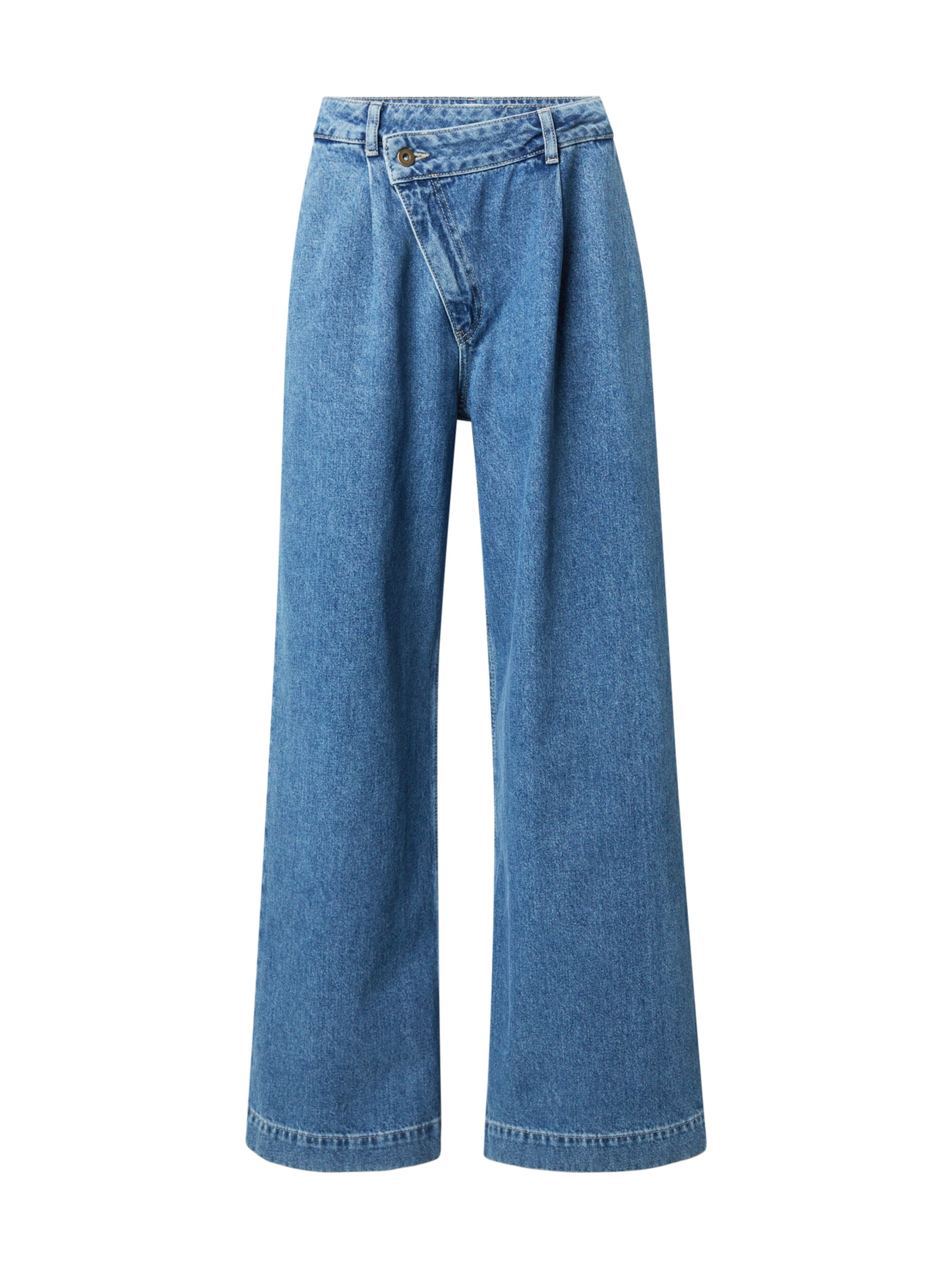 hzl the label Wide leg Jeans in Blue: front