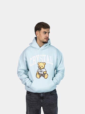 Crystal Paris Sweatshirt 'Teddy' in Blauw: voorkant