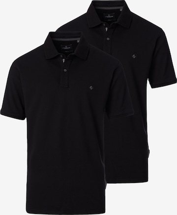 CASAMODA Shirt 'Basic' in Schwarz: Vorderseite