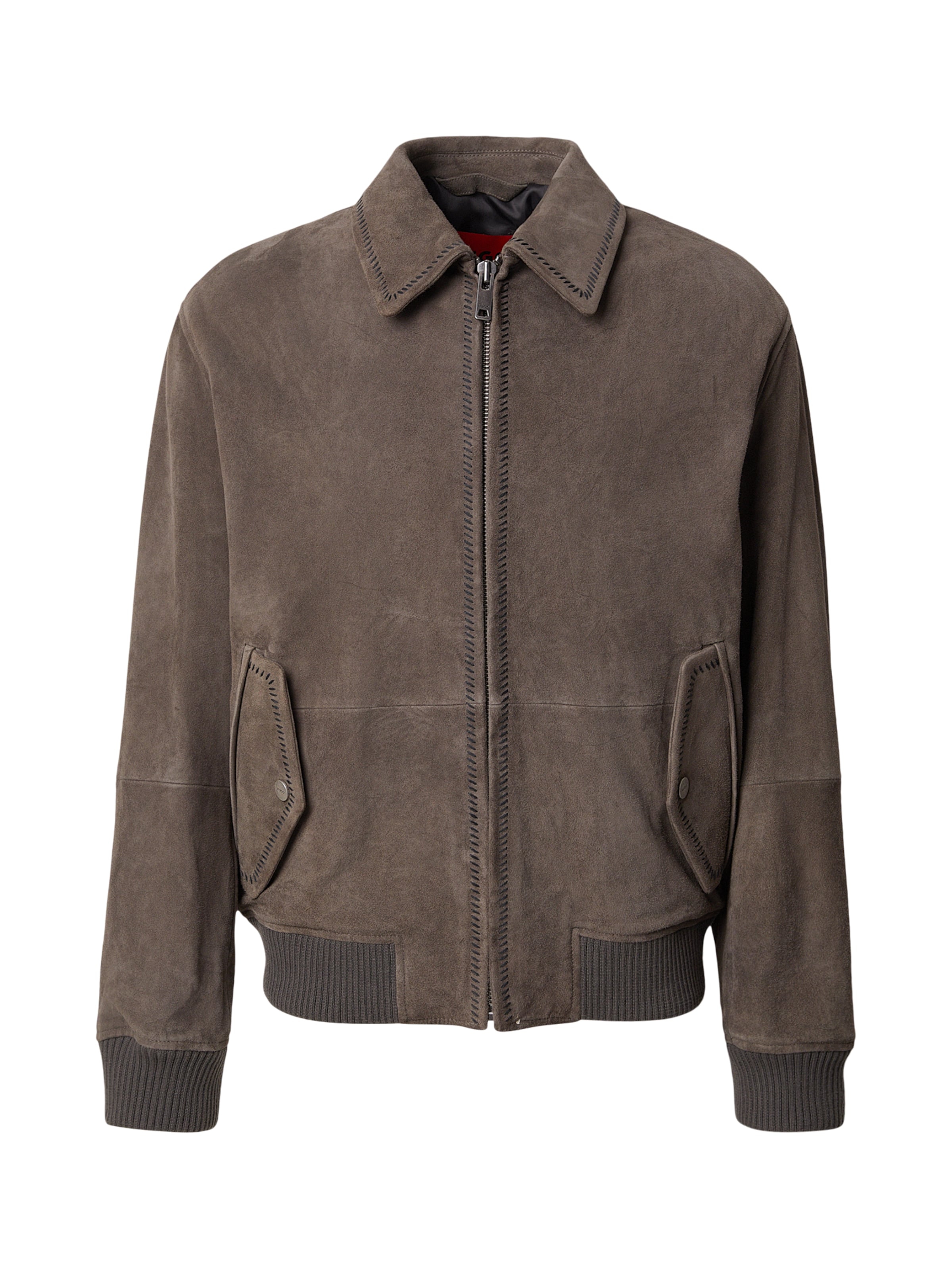 Veste mi-saison 'Lemai' HUGO en gris : devant