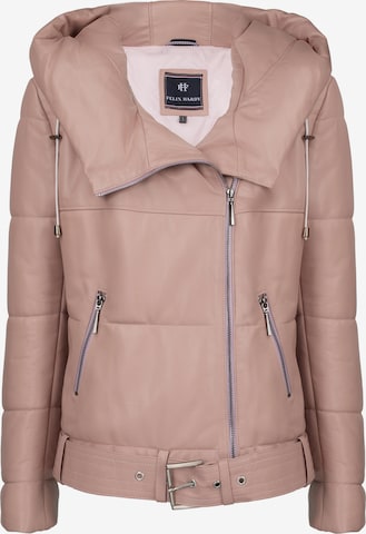 Veste mi-saison Felix Hardy en rose : devant