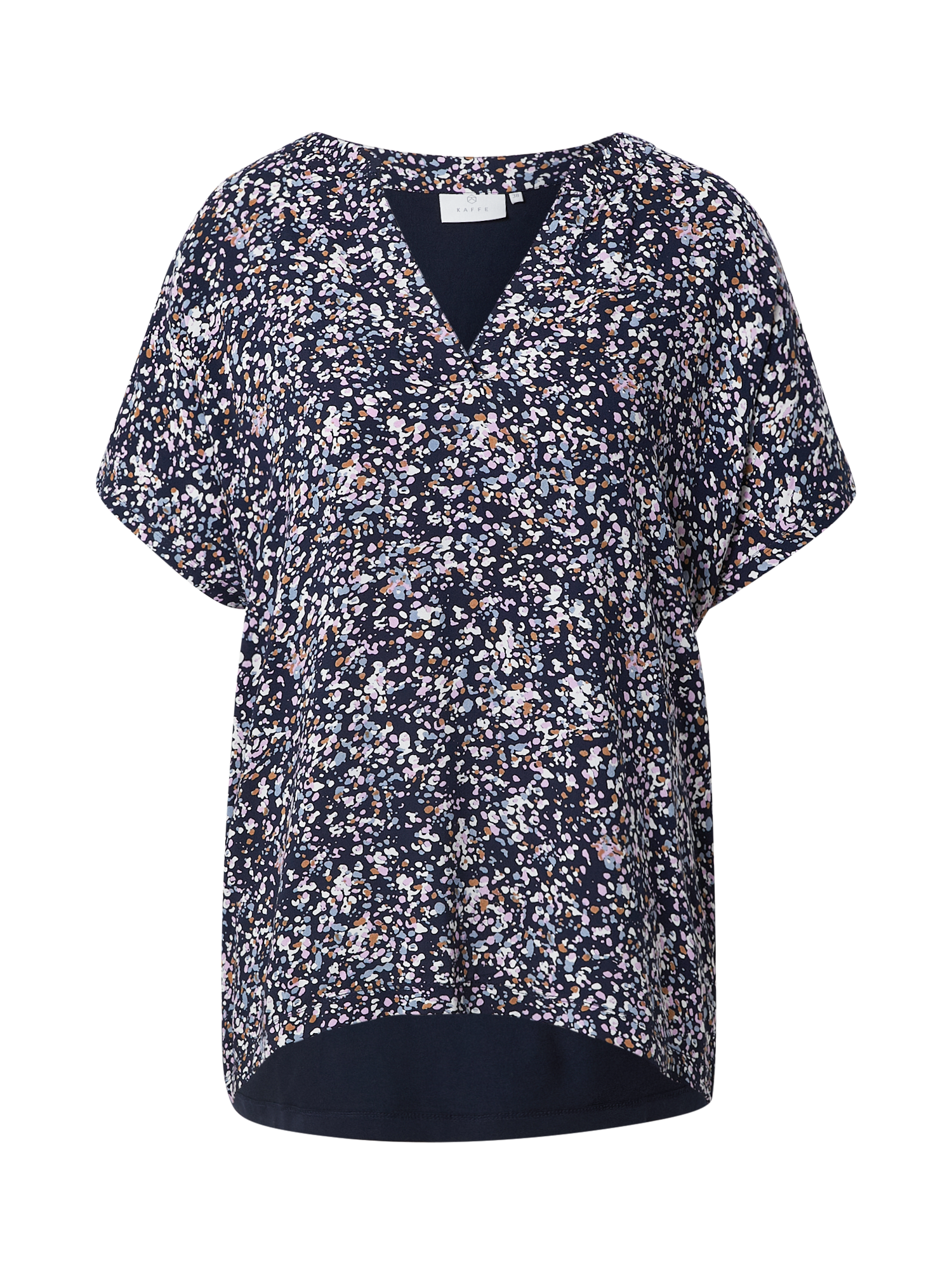 Abbigliamento Donna Kaffe T-Shirt Lapilo in Blu Notte 